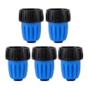 5 Pcs 3/4" to 1/2" Drip Irrigation Tubing Faucet Adapter