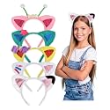 5 PCS Cat Ears Headband Set-Halloween Christmas Festival Theme Party Cartoon Cosplay Costume Accessories