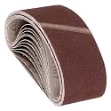 12 Pcs Sanding Belts 3 x 18 Inch 120 Grit Aluminum Oxide