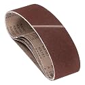 5 Pcs Sanding Belts 4 x 36 Inch 120 Grit Aluminum Oxide