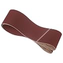 4 Pcs Sanding Belts 6 x 89 Inch 120 Grit Aluminum Oxide