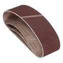 5 Pcs Sanding Belts 6 x 48 Inch 80 Grit Aluminum Oxide