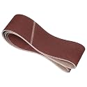 5 Pcs Sanding Belts 6 x 89 Inch 60 Grit Aluminum Oxide