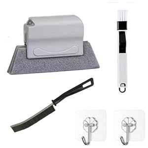 5 pcs sliding window groove cleaning brush  crevice cleaner tools  quickly clean all window slides and gaps  bathroom gap cleaning brushdead corner multifuctional brushes