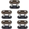 5 PCS T8F Drive Chain Master Link Replacement Fit For 43cc 47cc 49cc 50cc 2-Stroke Syx Moto Holeshot SSR SX50 Coolster Pit Dirt Bike (5Pcs).