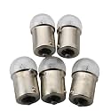 5 Piece 6V 10W BA15S G18 White Bulb Compatible With Motorcycle Scooter Motocross Karting 50cc 125cc 200cc