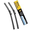 5 PLUS Premium Silicone Wiper Blades 26"+16" Front Fit D-Top Lock Arms