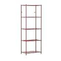 5-Shelves Wheels Heavy Duty Steel Storage Rack