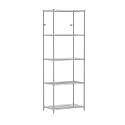 5-Shelves Wheels Heavy Duty Steel Storage Rack