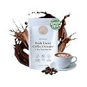 5 SPARROWS Healthy Sugar-Free Coffee Creamer Powder (Dark Hot Chocolate) - Stevia-Sweetened, Zero Sugar - Keto-Friendly Flavored Drink Mix, 10 oz