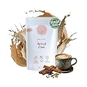 5 SPARROWS Healthy Sugar-Free Spiced Chai Tea Latte Powder - Stevia-Sweetened, Zero Sugar Coffee Creamer for Dirty Chai - Keto-Friendly Flavored Drink Mix, 10 oz
