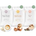 5 SPARROWS Healthy Sugar-Free Coffee Creamer Powder TRIAL PACK (White Chocolate, Salted Caramel, Spiced Chai), Set of 3 Samples