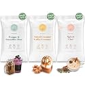 5 SPARROWS Healthy Sugar-Free Coffee Creamer Powder TRIAL PACK (Frappe, Salted Caramel, Spiced Chai), Set of 3 Samples