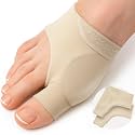 5 STARS UNITED Bunion Relief Sleeve with Anti-Slip - Gel Cushion – 2-Pack Hallux Valgus Cover for Men and Women - Toe Spacer Socks with Pads for Comfort and Protection