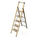 5 Step Ladder with HandrailChampagne Gold