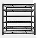 Heavy6000LBS Extra Large 84" Hx 62.12" Widex 24" D Adjustable Industrial Metal/Steel 6-Shelf-Storage-Rack Heavy Duty Utility Tall Garage/Warehouse Shelving Shelves Unit, Black