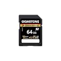 【5-Yrs Free Data Recovery】 GIGASTONE 64GB SD Card, 4K Camera Extreme, Speed Up to 160MB/s, UHS-I A2 V30 U3 SDXC Memory Card High Speed UHD Video Compatible with Digital Camera, with 1 Mini case
