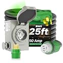 50 AMP Generator Inlet Box and 25Ft Generator Cord Kit