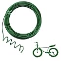 Chudeng 50 Feet Green Aluminum Craft Wire, 12 Gauge 2mm Thickness Sculpting Wire, Armature Wire for Sculpting, Bendable Metal Craft Wire for Making Dolls Skeleton DIY Crafts