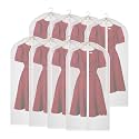 50 Inch Garment Bags 8 Pack Suit Bag for Storage Dress Cover Bag