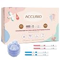 50 Ovulation and 20 Pregnancy Test Strips Combo Kit, Over 99% Accurate Fertility Test, 5mm LH and HCG Predictor Kit, with 70 Free Urine Cups