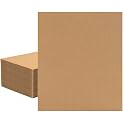 50 Pack 11x14 Inch Brown Corrugated Cardboard Sheets, Corrugated Cardboard Filler Insert Sheet Pads for Mailing, Pack Shipping, Cardboard Backing, Craft Card Board