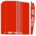 50 Pack 6 Inch 8/14TPI Reciprocating Saw Blades for Diablo Sawzall Blades