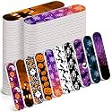 50 Pack Halloween Mini Nail Files Gifts Bulk for Women