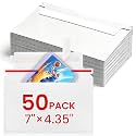 50 Pack Rigid Mailers, 7"x4.35" Premium Trading Card Shipping Envelopes