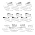 50 Pack USB C to 3.5mm Headphone Jack Adapter for iPhone 17/16/15/Pro Max/Plus, Type C Aux Audio Dongle Cable Cord Compatible with iPad, Samsung Galaxy S25/24/S23/S22/S21, MacBook-White