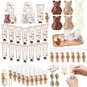50 Pcs/25 Sets Bear Baby Shower Favors for Guests