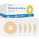 50 PCS 2mm Ostomy Barrier Rings, Medical Hydrocolloid Colostomy Supplies, Moldable Barrier Rings for Ostomy Bag, Suitable for Colostomy, Ileostomy and Urostomy, Skin-Friendly, Leak-Proof Seal