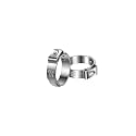 50 PCS 3/8 Inch PEX Cinch Clamp Rings, 304 Stainless Steel Single Ear Hose Clamps for Plumbing and Pipe Fitting Connections, PEX tubing Pipe Fitting by RTHIEAI