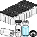 50 Pcs 3ml Sterile Vials Empty Vials for Injection, Black