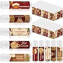 50 Pcs Christmas Lip Balm Bulk, Candy Cane Xmas Party Favors, Cartoon