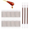 50 Pcs Cotton Iodine Swabs Individually Wrapped – Disposable Iodophor Swabsticks Medical Sanitary First Aid Kit Emergency Care Safety Home Travel Use