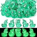 50 Pcs Luminous Statue of Liberty Ducks, Mini Resin Ducks Bulk