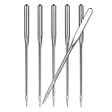 50 Pcs Universal Size 90/14 Sewing Machine Needles, Heavy Duty Sewing Machine Needles for Embroidery Leather Jeans, Compatible with Kind of Home Sewing Machine