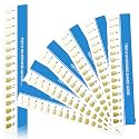Maitys 50 Pieces Teeth Shade Guide Teeth Whitening Shade Chart