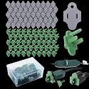 50 Sets Green Christmas Light Weatherproof Gaskets and Plug Covers