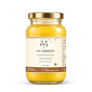 500 ml gausampatti a2 bilona cow ghee  kankrej desi cow ghee  traditional bilona method  ghee for cooking tadka roti dal rice sweets amp pooja