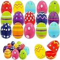 Chochkees 500-Pack Painted Fillable Easter Eggs with Hinge Bulk Colorful Painted Plastic Easter Eggs, Perfect for Easter Egg Hunt, Surprise Egg, Easter Hunt, 2.25" Inch Assorted Bright Colors