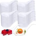 500 Pcs Appetizer Spoons,4. 7 x 1.2 Inch Disposable Mini Tasting Spoons Parties for Wedding, Bridal Shower,Tasting Spoon Bulk for Desserts,Soup, Sushi, Ice Cream (Clear)