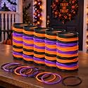 500 Pcs Halloween Jelly Bracelet, Halloween Silicone Wrist Bands Bulk