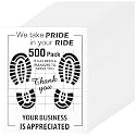 500 Pcs Paper Floor Mats for Cars, 16"x20" Disposable Car Floor Mats