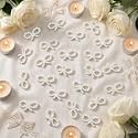500 Pcs Pearl Bow Table Scatter Confetti Mini Wedding Decoration