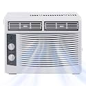 5,000 BTU Small Window Air Conditioner, Cool up to 150 Sq. Ft. with Easy-to-Use Mechanical Controls and Reusable Filter, Perfect for Small Bedroom, Living Room, Home Office