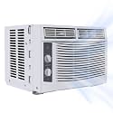 5000 BTU Window Air Conditioner - Smart AC with 3 Modes Cool Dry Fan Speed Control, Cooling Small Rooms Up To 150 Sq Ft.,for Bedroom,Office,Home,White