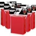 500ct MTG Card Sleeves, Matte Deck Protectors for TCG (Red)
