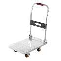 500kg Heavy Duty Dolly Trolley - Sack Truck Foldable Platform Trolley On Wheels - Sack Barrow Folding Moving Cart - Hand Truck for Warehouse Garden Camping Furniture (60x40cm | Max Load 100kg)